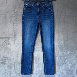 Seven7 High Rise Skinny Jeans Size 4 Medium Wash